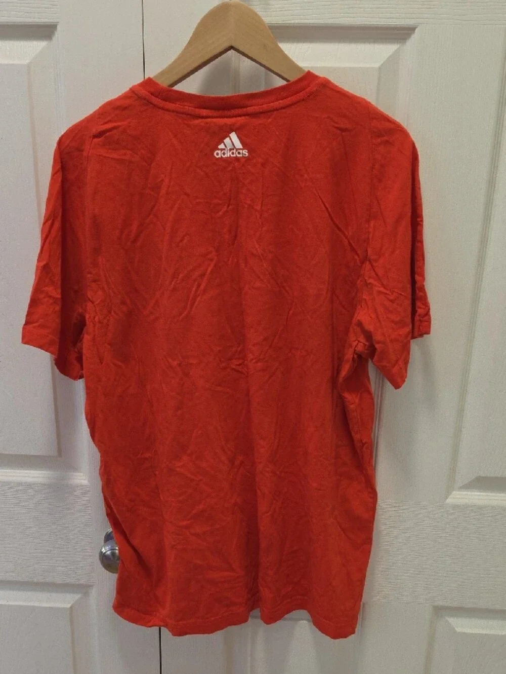 adidas Orange Graphic Logo Tee